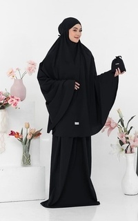 Mukena Naeka Mukena Travel Haniyah - Black