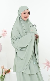 Mukena Naeka Mukena Travel Haniyah - Sage Green