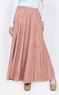 Rok BUNDLE 2 Pcs Long Skirt Plisket Suede