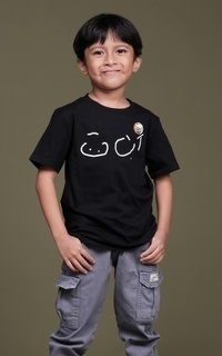 kids' clothing Tawheed Alif Ba Ta / AaBaTa - Kaos Dakwah Anak Muslim Islami 3-10 Tahun Laki-laki dan Perempuan | ANTI BAKTERI (Black)