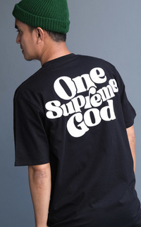 Pakaian Pria Kaos Dakwah Islami Pria Premium Distro One Supreme God Sablon Timbul Anti Bakteri / Kaos Santri