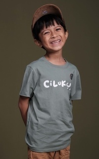 Pakaian Anak Tawheed CilukBa - Kaos Dakwah Anak Muslim Islami - Baju Distro Anak 3-10 Tahun Laki-laki dan Perempuan | ANTI BAKTERI (Matcha)