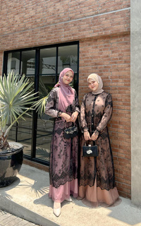 Long Dress Nasya Outer Black