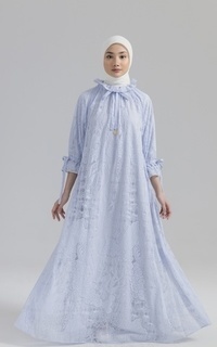 Gamis Lacera Dress Blue Haze Blue Haze-709697