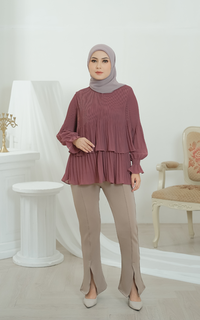 Blus Alunicorn - Valda Blouse - Magenta - Blouse Wanita