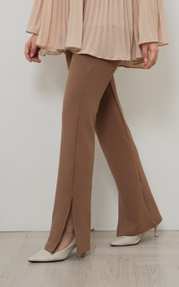 Celana Alunicorn - Zoe Pants - Browny - Pants Wanita