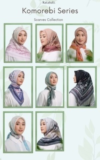 Printed Scarf Katahati - Komorebi Series Scarves Hijab