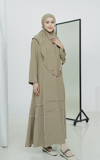 Long Dress Khansa Abaya Set