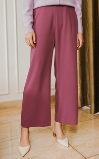 Celana Waistband Pants - Rosewood