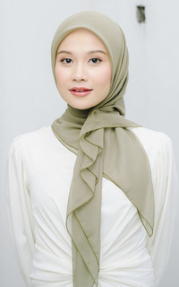 Plain Scarf Kirana Paris Plain Japan Matcha-711547