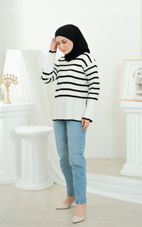 Blus Alunicorn - June Knit - Pearl