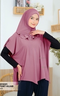 Hijab Polos Haneen Sport Hijab