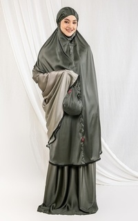 Praying Set Nova 051 A Asheeqa Shabira Maxi Olive