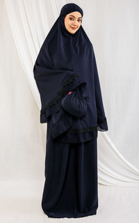 Mukena Tiara 543 Umami Shidiqah Dark Navy