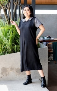Tunik Yoenik Apparel Wonwu Midi Dress Black M18327 R56S2