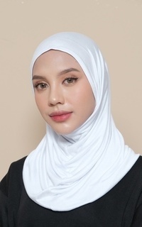 Hijab Polos REVERIE INSTANT JUST RUN 5.0 HIJAB FOR SPORT WHITE-712400