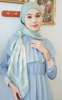 Hijab Motif Bajo Scarf - Kelor