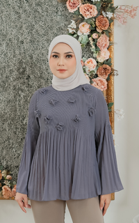 Blus Alunicorn - Ralie Blouse - Plum