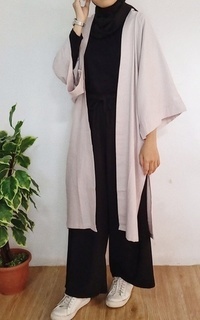 Cardigan Kana Linen Outer Grey