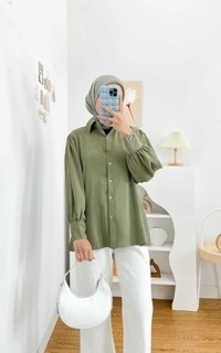 Shirt Basic Puffy Shirt Forest