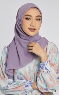 Plain Scarf Kami Delicate Paris Scarf Plain Dusty Purple