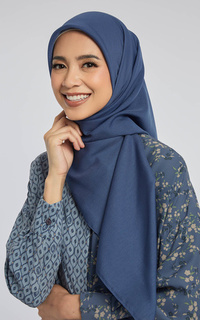 Plain Scarf Kami Light Voile Scarf Plain Denim