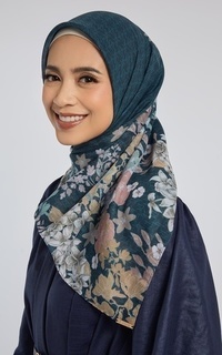 Printed Scarf Kami Sonali Signature Scarf Midnight Blue