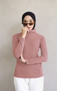 Tunik IXORA COTTON RIBEED TURTLENECK