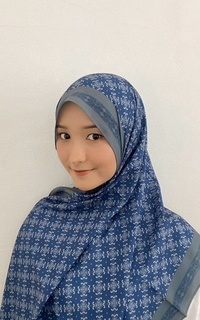 Pashmina Pashmina Monogram - Tentang Ananda - Navy 