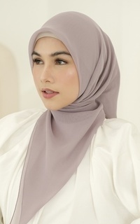 Plain Scarf Kirana Paris Plain Japan Purple Grey-716143