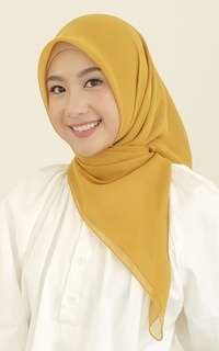 Plain Scarf Kirana Paris Plain Japan Mustard-716149