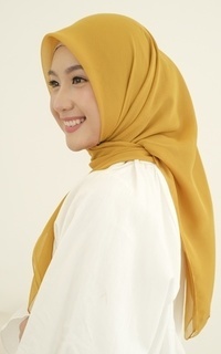 Plain Scarf Kirana Paris Plain Japan Mustard-716151