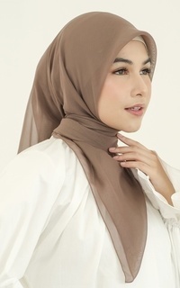 Plain Scarf Kirana Paris Plain Japan Brown Muffin-716153
