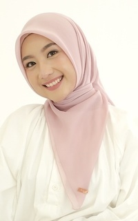 Plain Scarf Kirana Paris Plain Japan Soft Pink-716161