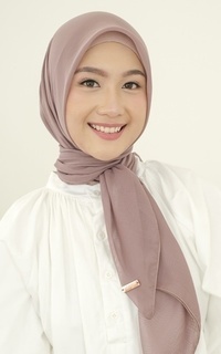 Plain Scarf Kirana Paris Plain Japan Soft Brown-716170