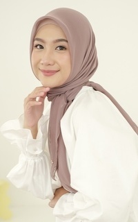 Plain Scarf Kirana Paris Plain Japan Soft Brown-716171