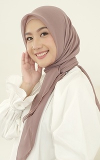 Plain Scarf Kirana Paris Plain Japan Soft Brown-716172