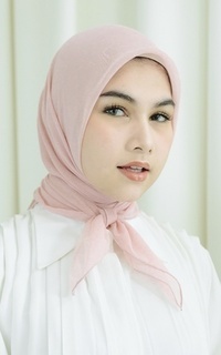Plain Scarf Kirana Paris Plain Japan Peach-716174