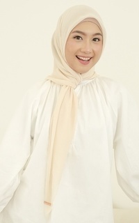Plain Scarf Kirana Paris Plain Japan Butter Cream-716176