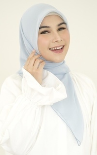 Plain Scarf Kirana Paris Plain Japan Ice Blue-716180