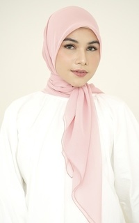 Plain Scarf Kirana Paris Plain Japan Candy Pink-716182