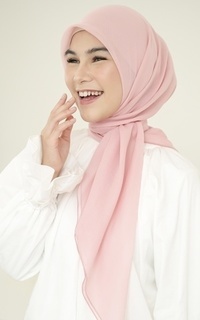 Plain Scarf Kirana Paris Plain Japan Candy Pink-716184