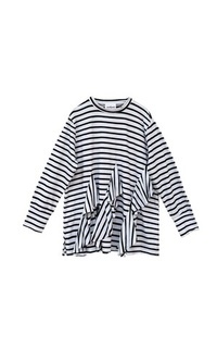 Blus Nadjani Hara Stripes White