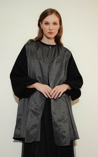 Cardigan Inara Puffy Outer - Black