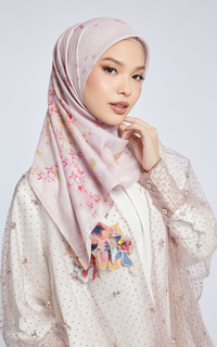 Hijab Motif Kami Laguna Signature Scarf Rose