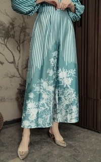 Pants Chinoiserie Pants - Teal