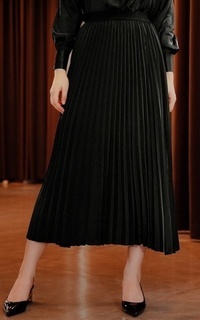 Skirt Serena Pleats Skirt - Black