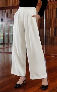 Celana Claire Wide Leg - White