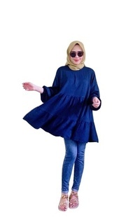 Blus Shalimar Blouse Navy