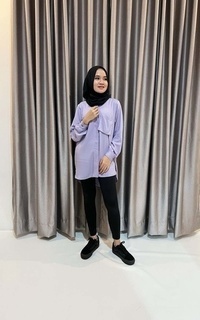 Blus Leica Top Purple